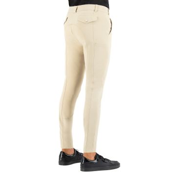 Riding breeches ES-Gabriel Competition GripConnect Full -  Beige