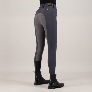 Riding breeches ES-Arielle Snow FullGrip -  Magnet Grey