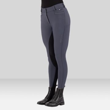 Riding breeches ES-Arielle GripConnect Full -  Magnet Grey