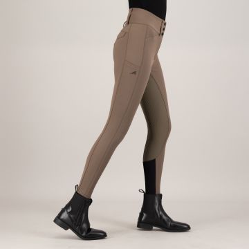 Riding breeches ES-Aurelia Diamond FullGrip -  Chocolate chip