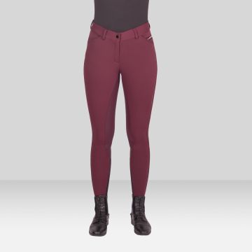 Riding breeches Arista Fashion Diamond FullGrip -  Dark berry